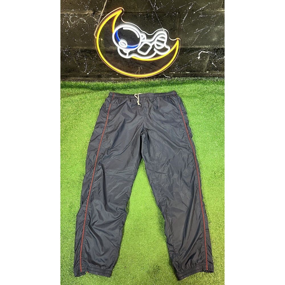 Vintage Nike Y2k Windbreaker Swooshie Baggy Joggers Mens Blue Size XL 94-99Yrs‎